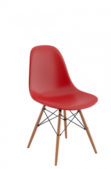 KRZESŁO EAMES RED